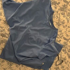 Resurge Scrub Set- Crystal Wide Leg Pant and Citrine One Pocket Tuck In/Out top